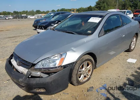 2007 Honda Accord 2.4 Ex from USA, damaged, VIN 1HGCM72677A010784
